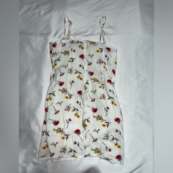 Forever 21 White Floral Wrap Dress - Picture 3 of 6